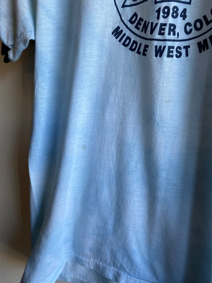 Vintage 1984 Chevrolet Midwest Meet Ringer T-Shirt