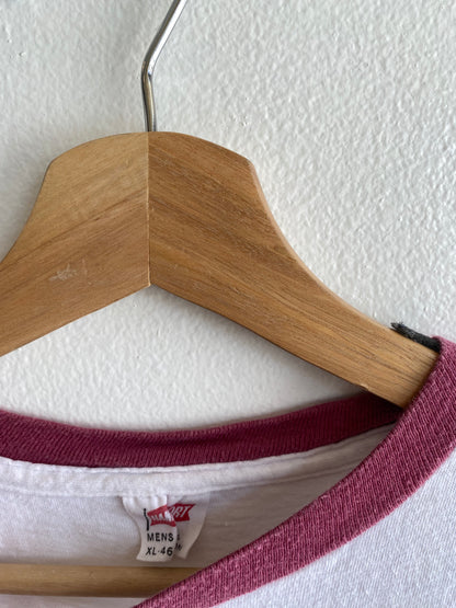 Vintage 1950’s Delta Sigma Pi Ringer T-Shirt - La Lovely Vintage 
