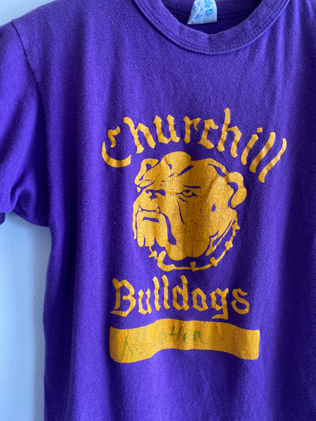 Vintage 1970/80’s Champion Churchill Bulldogs T-Shirt