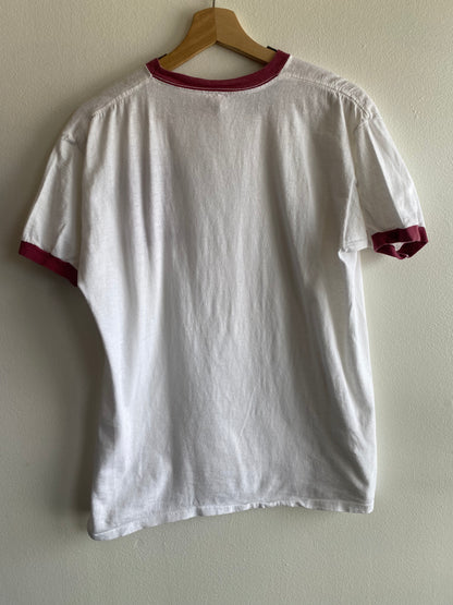 Vintage 1950’s Delta Sigma Pi Ringer T-Shirt - La Lovely Vintage 