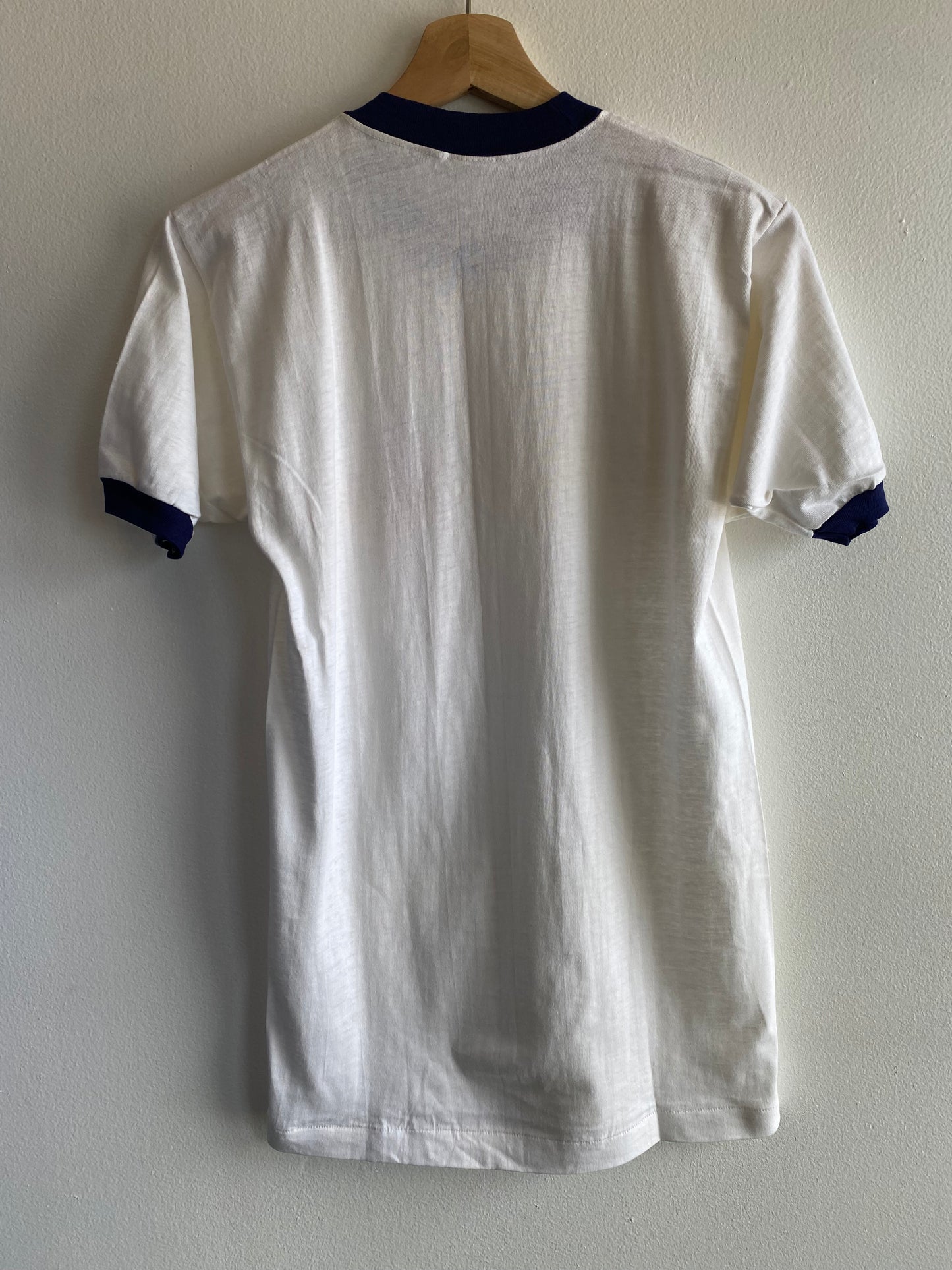 Vintage 1970’s Deadstock Champion National Aquatic Ringer T-Shirt