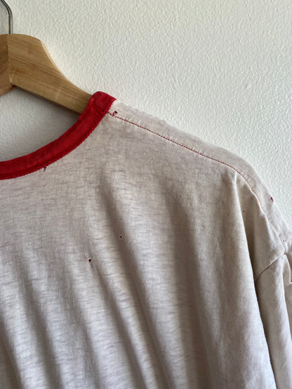 Vintage 1970’s Champion Asbury College Reversible Gym T-Shirt