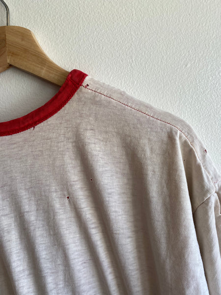 Vintage 1970’s Champion Asbury College Reversible Gym T-Shirt