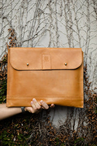 Jubilee Trading Co. - Leather Laptop Sleeve