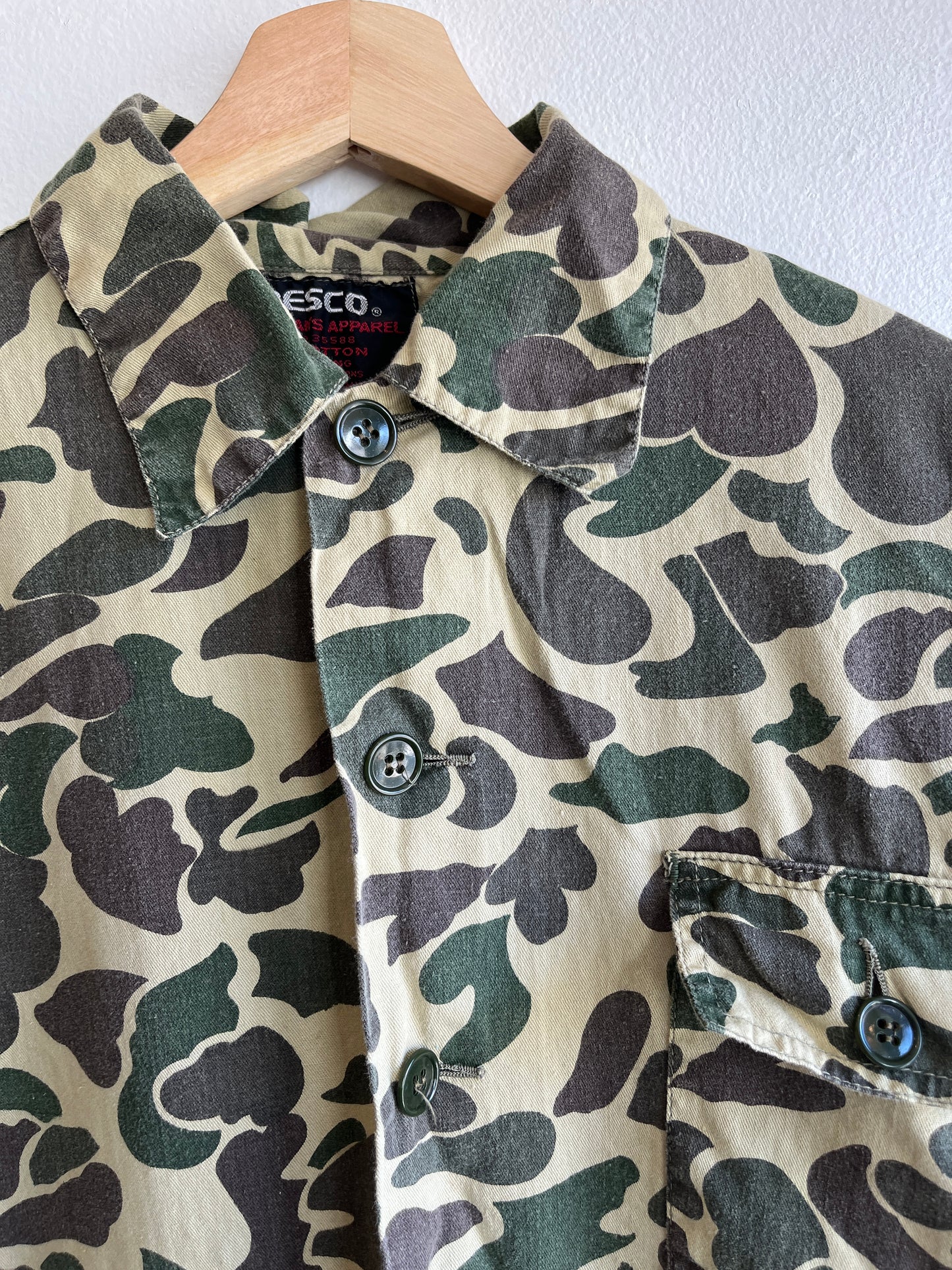 Vintage 1970’s Nesco Duck Camo Hunting Chore Jacket