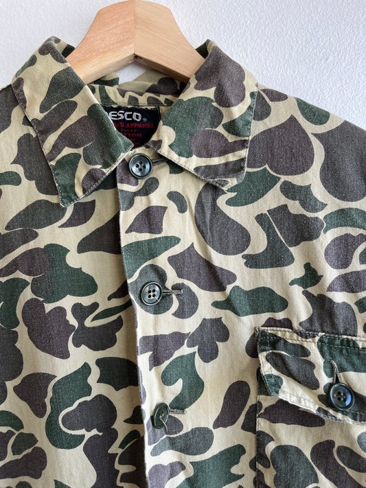 Vintage 1970’s Nesco Duck Camo Hunting Chore Jacket