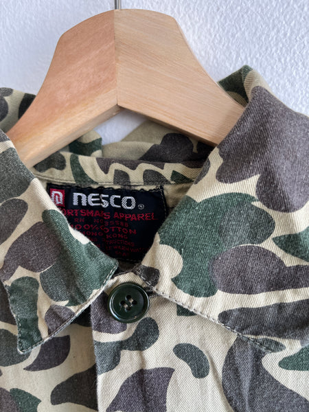 Vintage 1970’s Nesco Duck Camo Hunting Chore Jacket