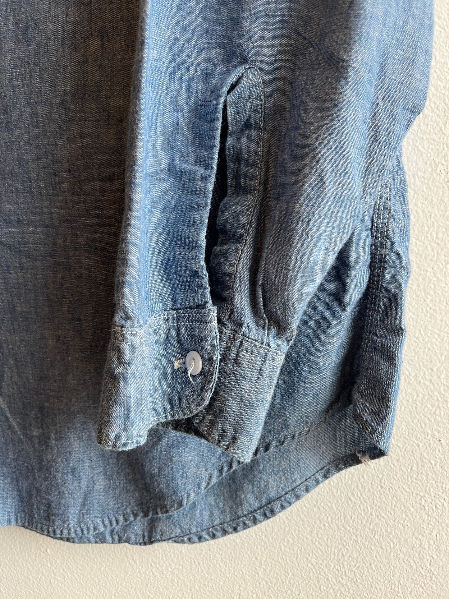 Vintage 1960/70’s Big Mac Chambray Button Up Shirt - La Lovely Vintage 