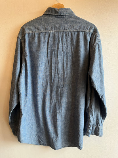 Vintage 1960/70’s Big Mac Chambray Button Up Shirt - La Lovely Vintage 