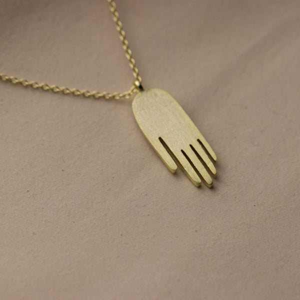 Hamsa Divine Hand Necklace - La Lovely Vintage 