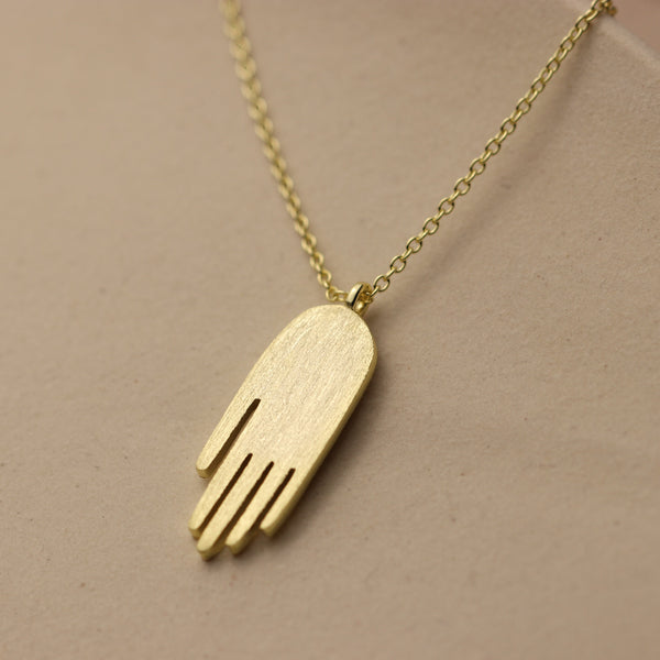 Hamsa Divine Hand Necklace - La Lovely Vintage 