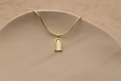 Portal Pathway Arch Necklace - La Lovely Vintage 