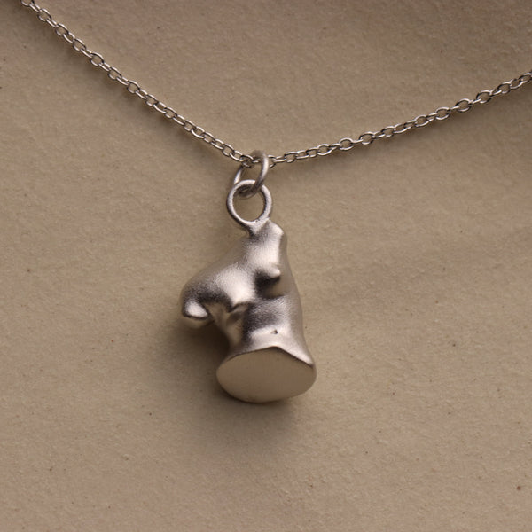 Abstract Body Form Pendant Necklace - La Lovely Vintage 