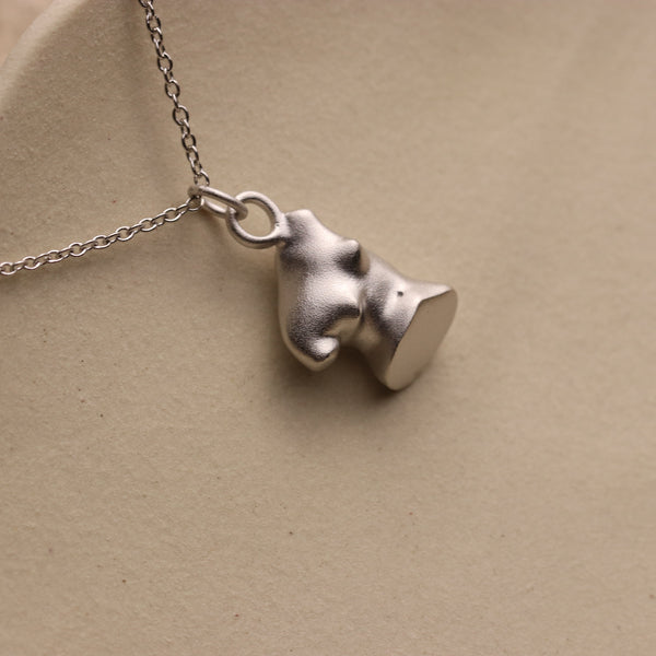 Abstract Body Form Pendant Necklace - La Lovely Vintage 