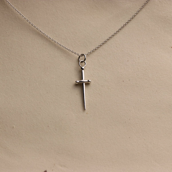 Mini Dagger Sword Necklace - La Lovely Vintage 