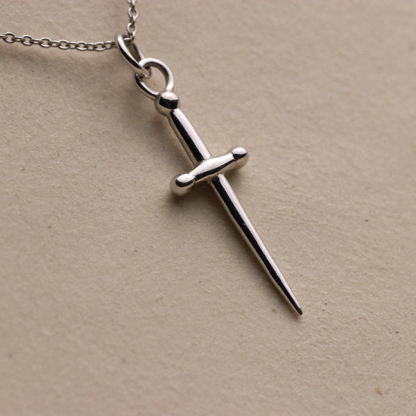 Mini Dagger Sword Necklace - La Lovely Vintage 