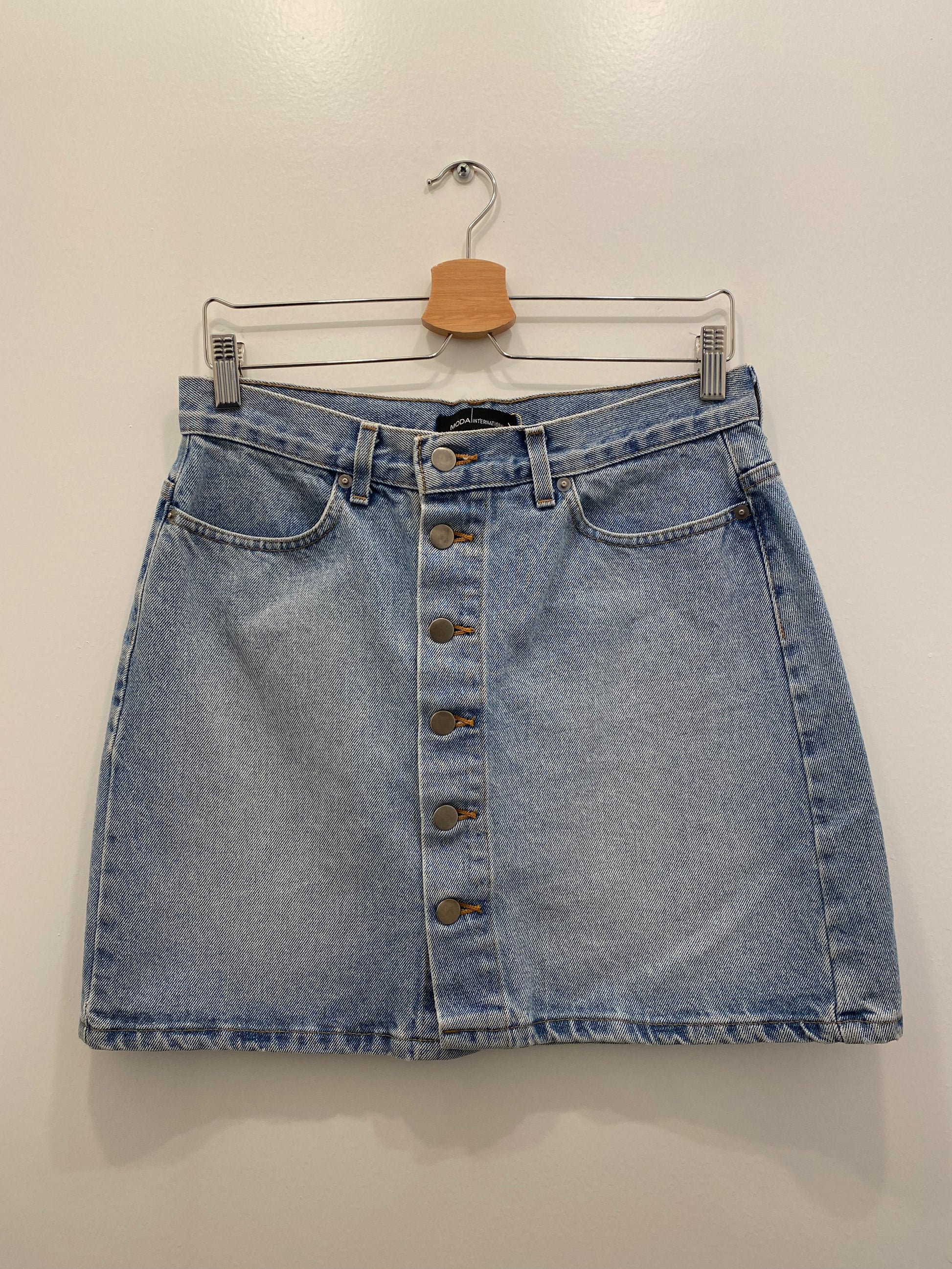 Vintage Y2K denim mini skirt - La Lovely Vintage 