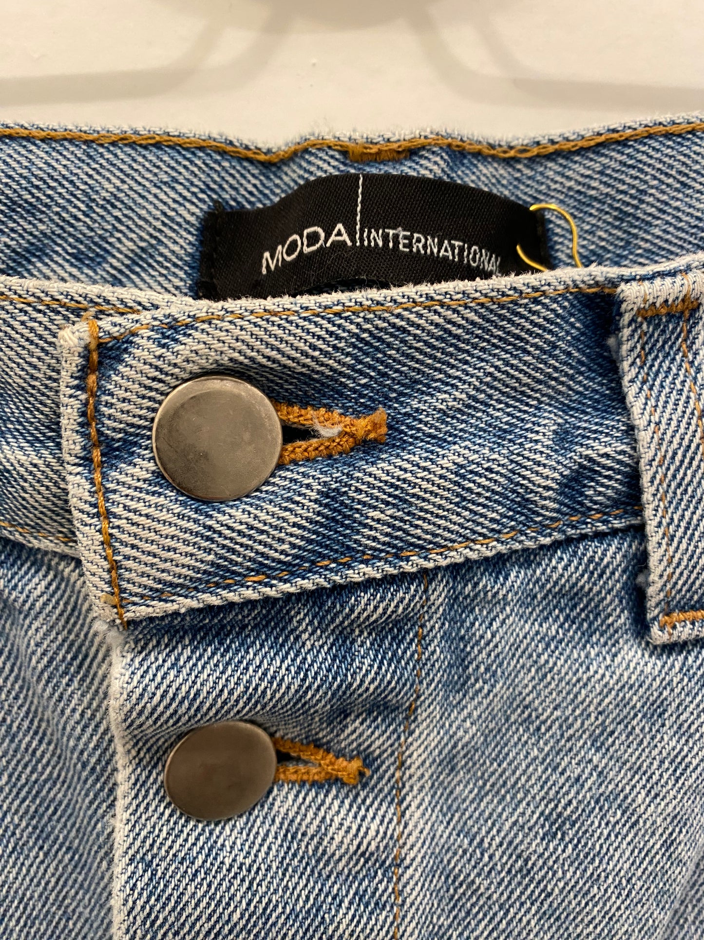 Vintage Y2K denim mini skirt - La Lovely Vintage 