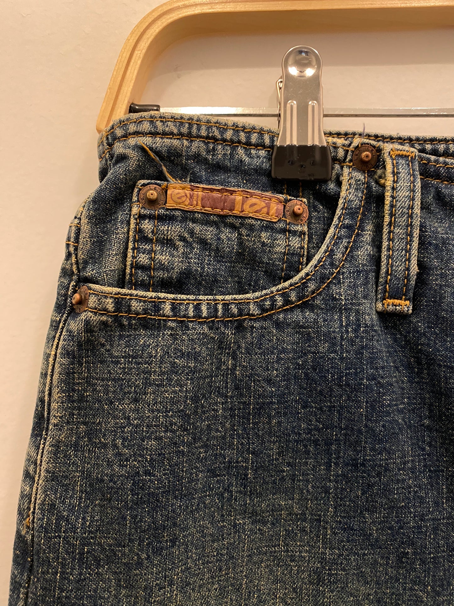 Vintage Y2K L.E.I. Denim Midi Skirt - La Lovely Vintage 