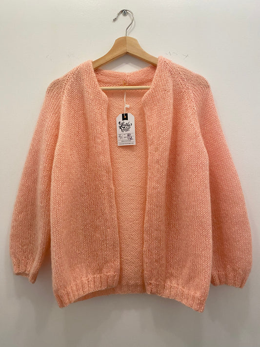 60s ballerina pink mohair sweater - La Lovely Vintage 