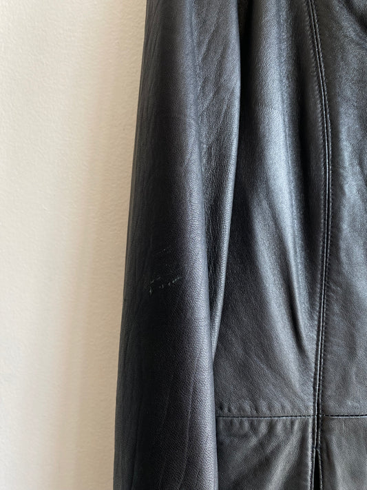 Vintage 90's NY & CO Black Leather Jacket