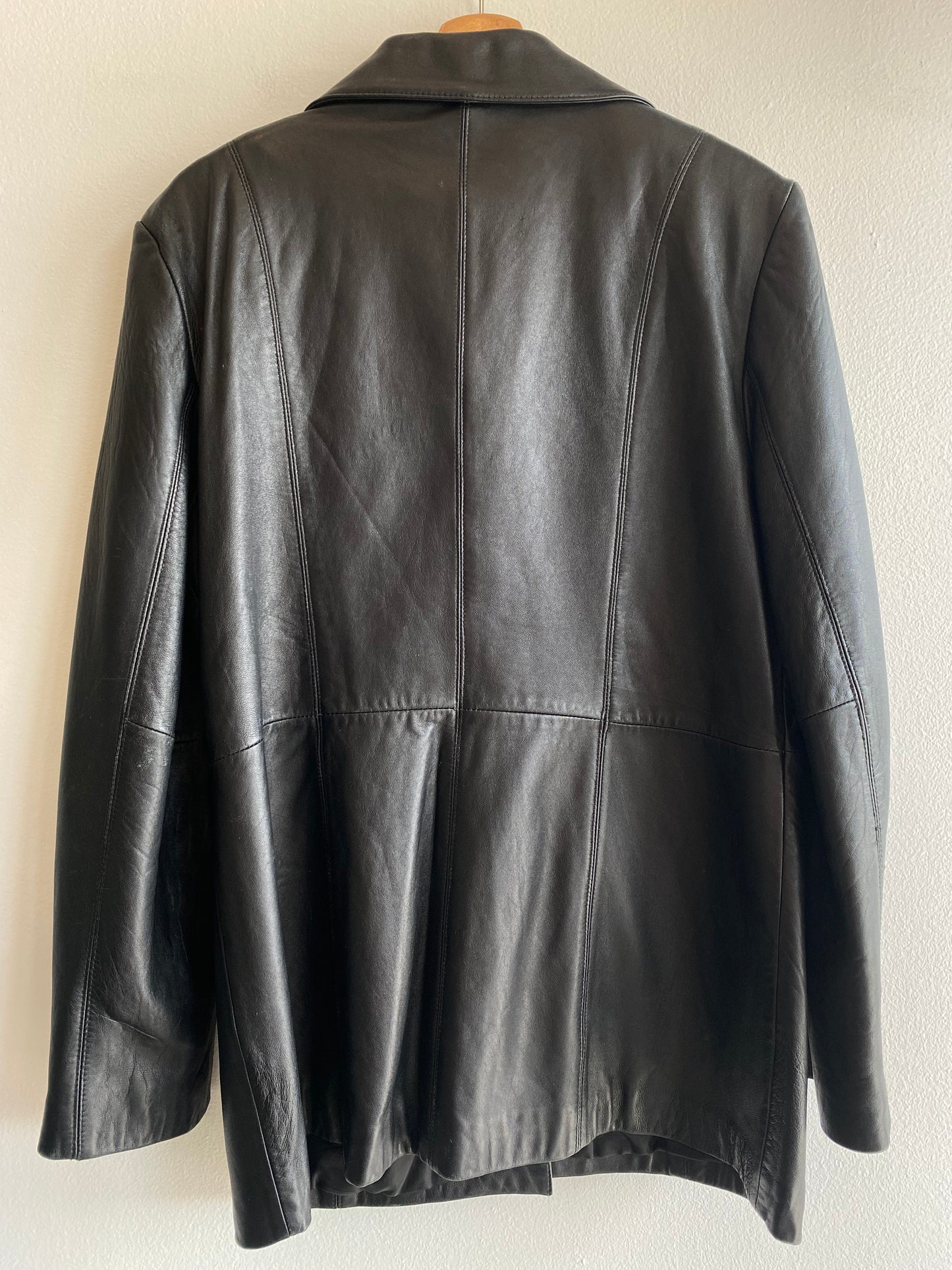 Vintage 90's NY & CO Black Leather Jacket