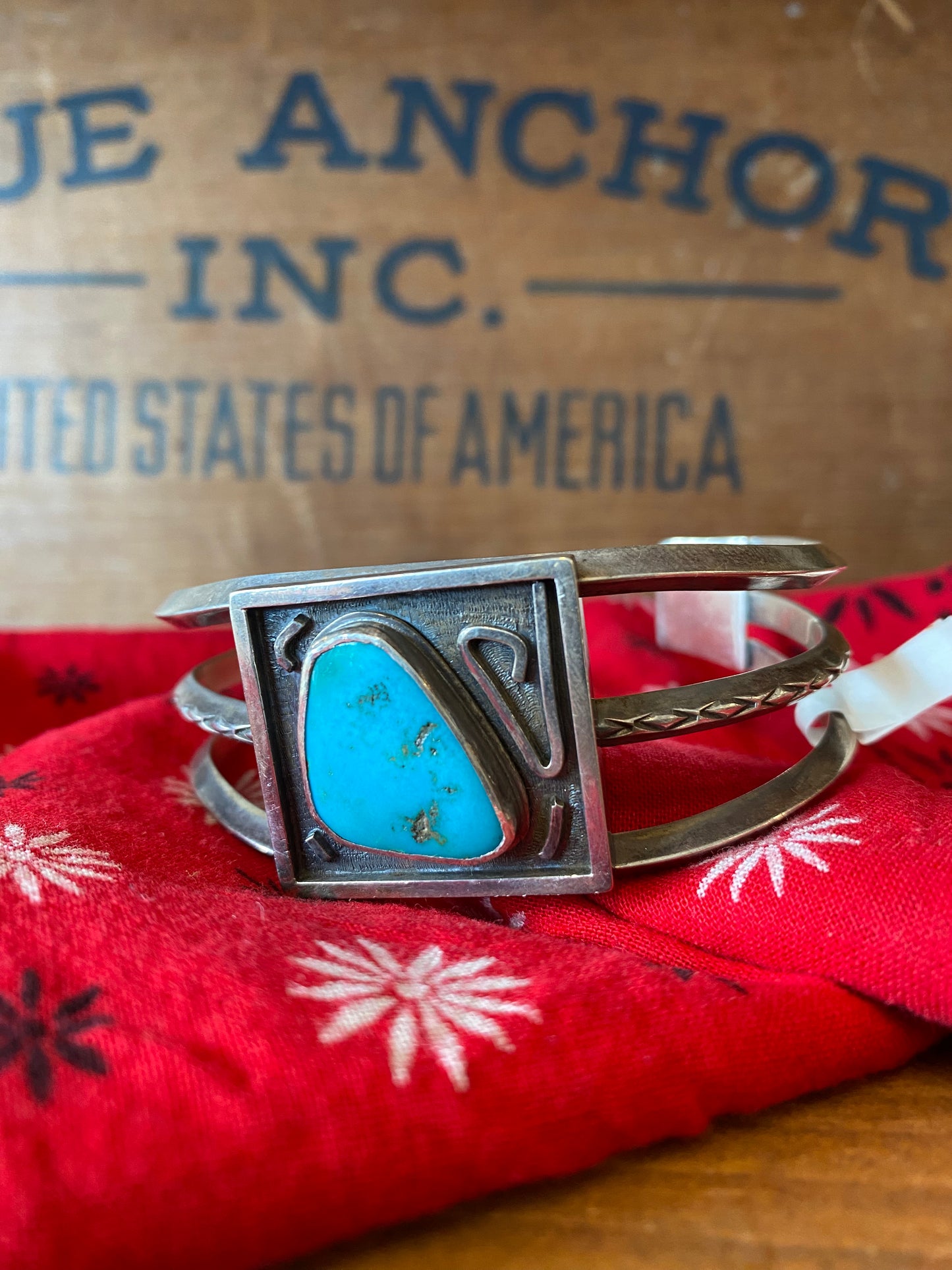 Silver Turquoise Cuff