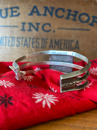 Silver Turquoise Cuff