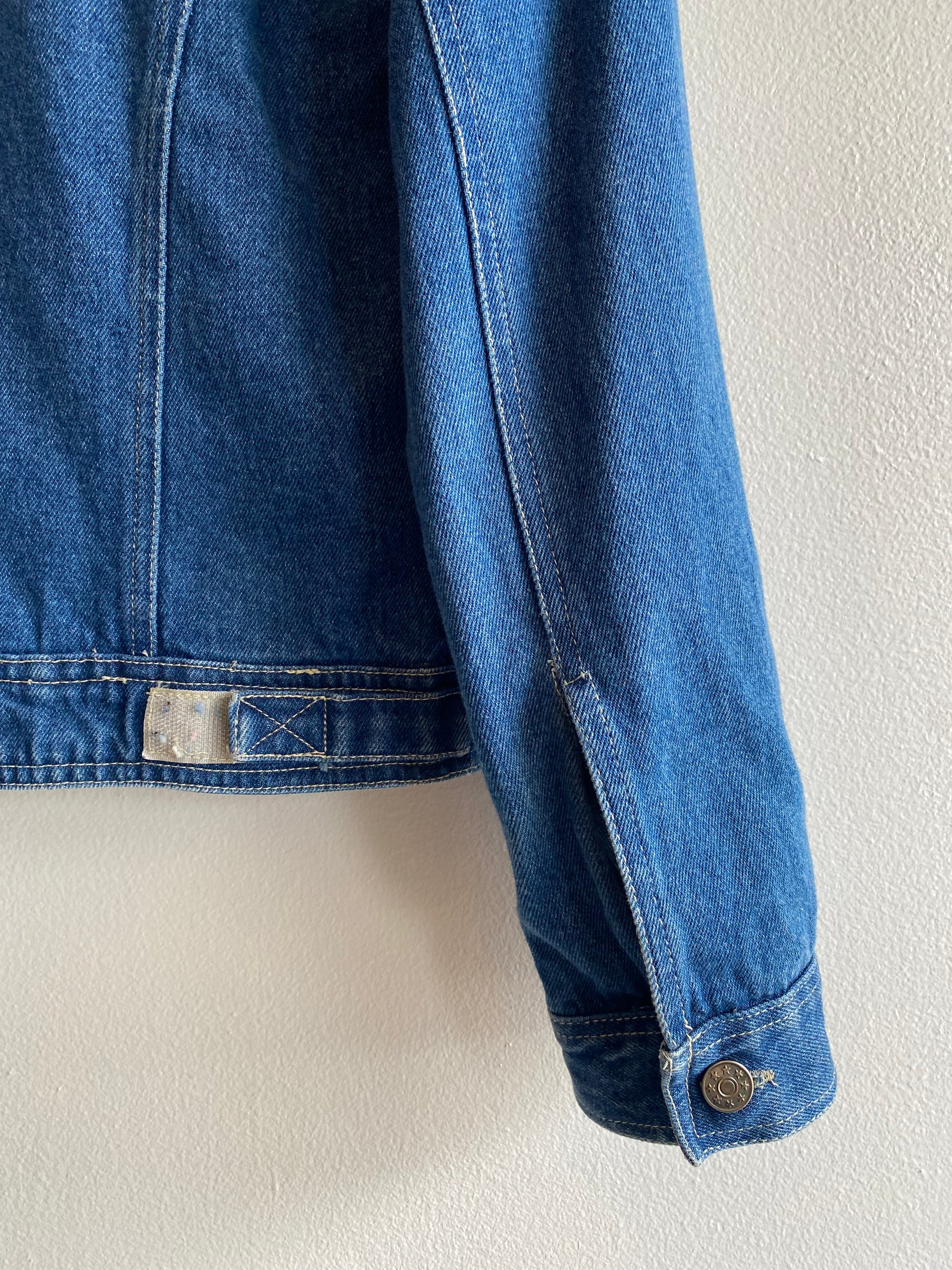 Vintage 90s rhinestone denim jacket - La Lovely Vintage 