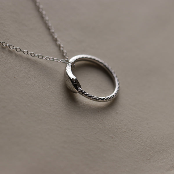 Snake Ouroboros Necklace - La Lovely