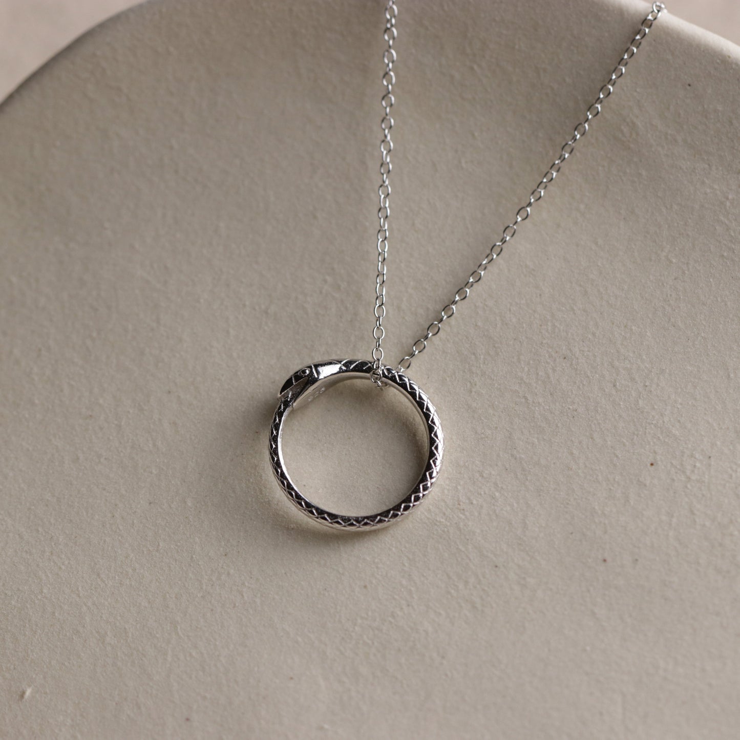 Ouroboros Snake Necklace - La Lovely Vintage 