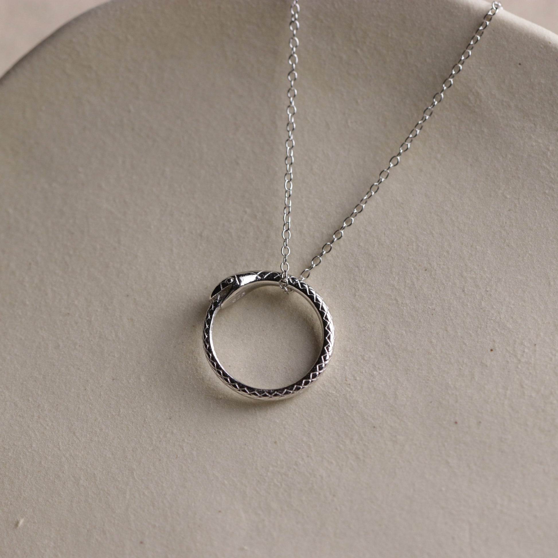 Ouroboros Snake Necklace - La Lovely Vintage 