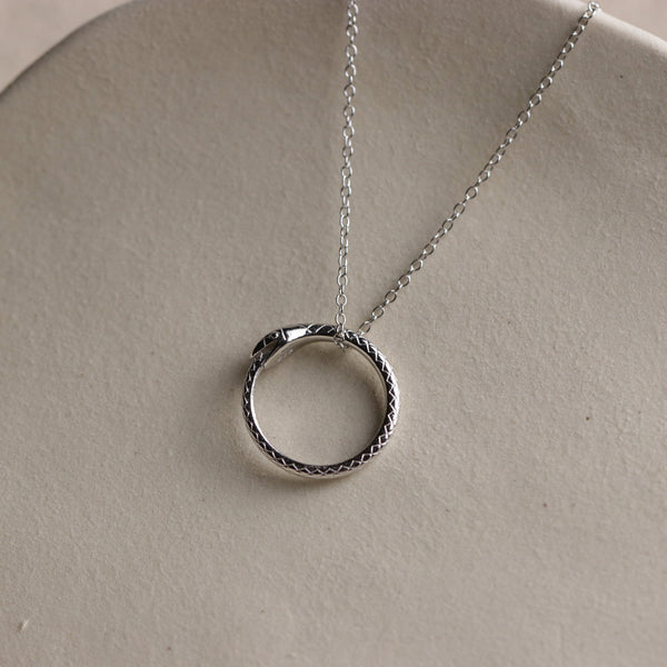 Snake Ouroboros Necklace - La Lovely