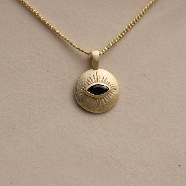 Round All Seeing Eye Necklace Pendant