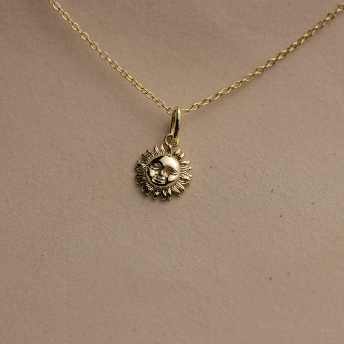 Sun Man Necklace by La Lovely - La Lovely Vintage 