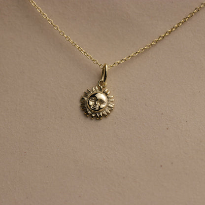 Sun Man Necklace by La Lovely - La Lovely Vintage 