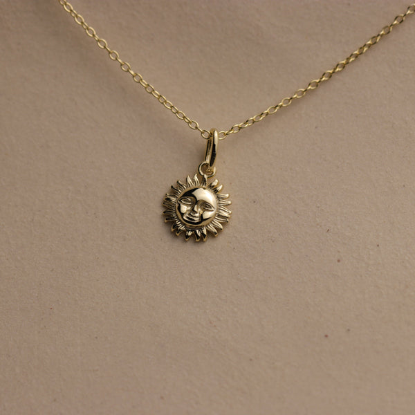Sun Man Necklace by La Lovely - La Lovely Vintage 