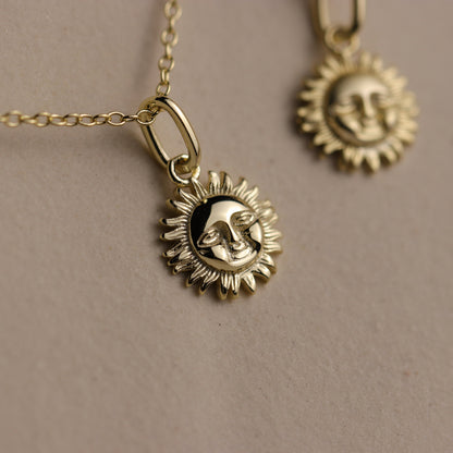 Sun Man Necklace by La Lovely - La Lovely Vintage 