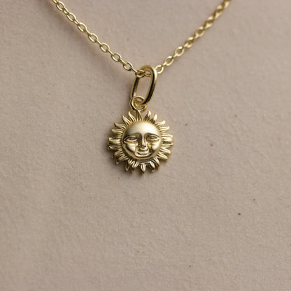 Sun Man Necklace by La Lovely - La Lovely Vintage 