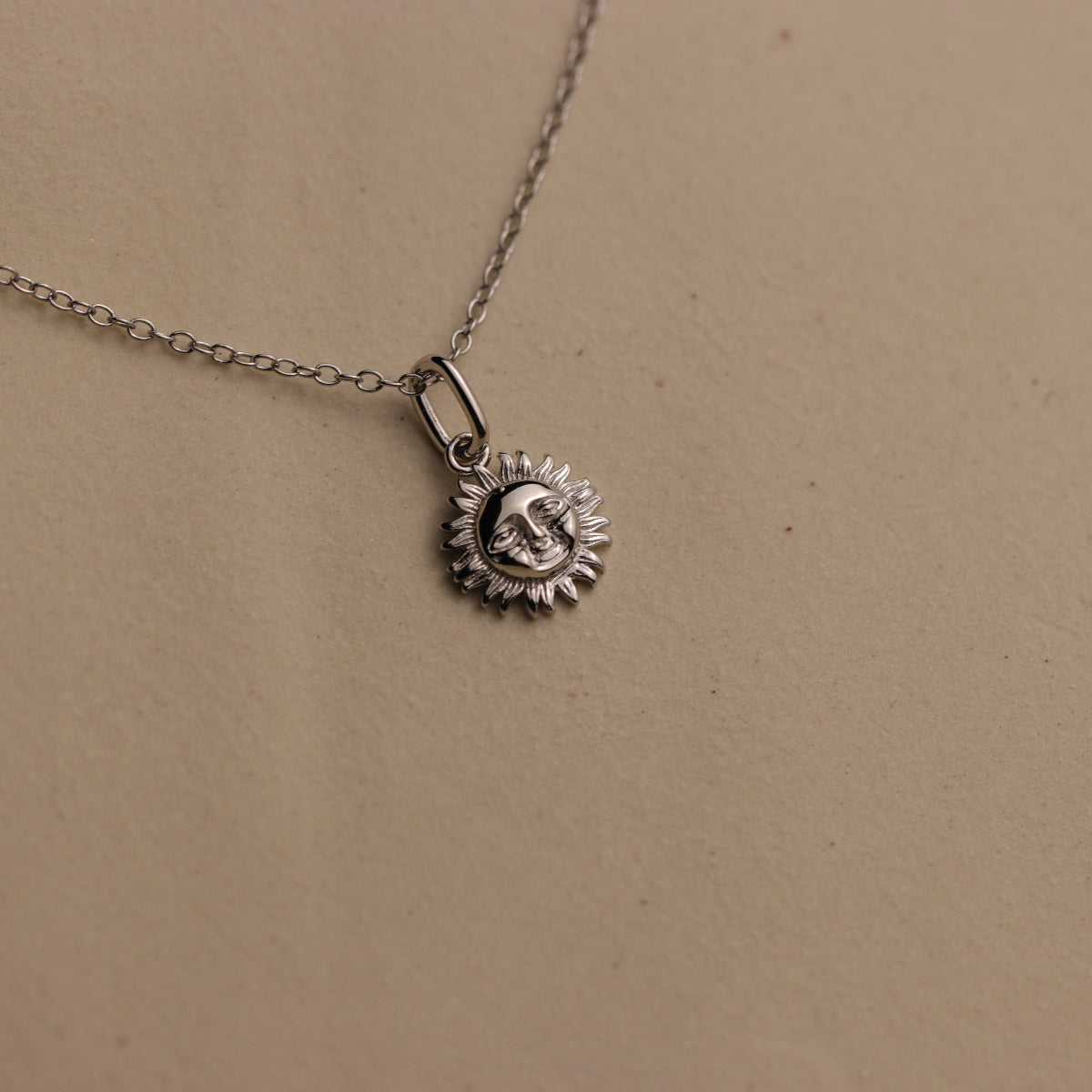 Sun Man Necklace by La Lovely - La Lovely Vintage 