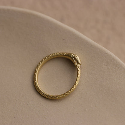 Ouroboros Snake Ring - La Lovely Vintage 