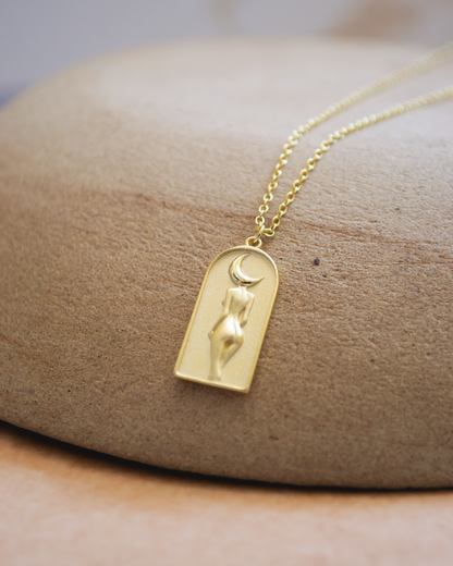 Luna Goddess Portal Pendant Necklace