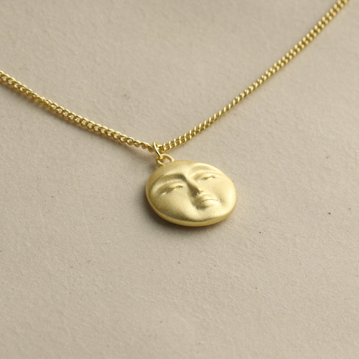 Moon Man Necklace - La Lovely Vintage 