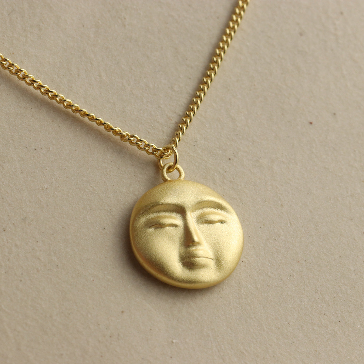 Moon Man Necklace - La Lovely Vintage 