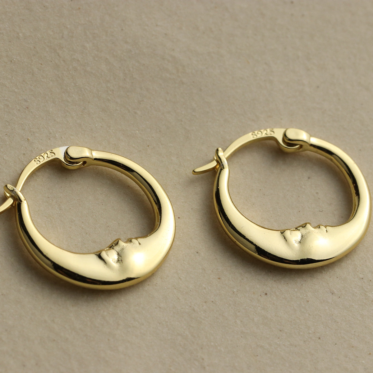 Moon Hoops - La Lovely Vintage 