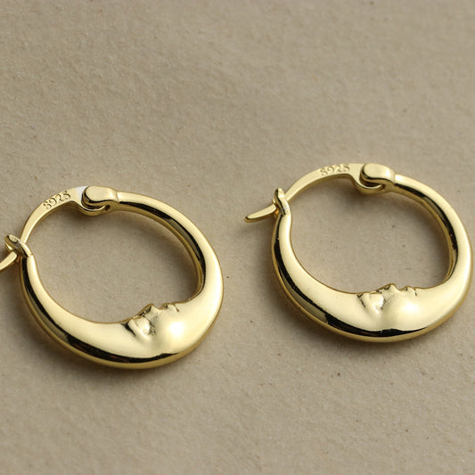 Moon Hoops - La Lovely Vintage 