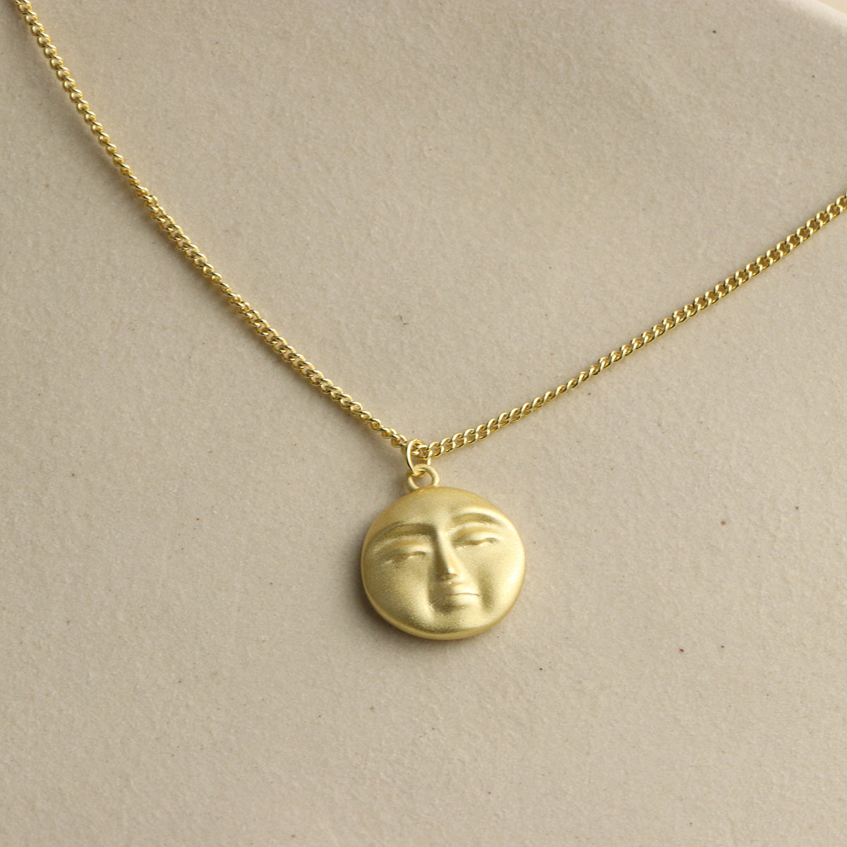 Moon Man Necklace - La Lovely Vintage 