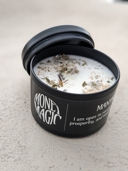 N.E.W - MAGIC 4 oz Travel Candle - La Lovely Vintage 