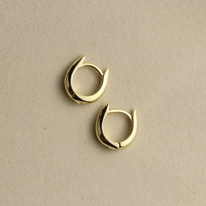 Teardrop Huggie Hoops - La Lovely Vintage 