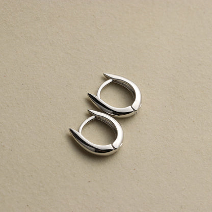 Teardrop Huggie Hoops - La Lovely Vintage 